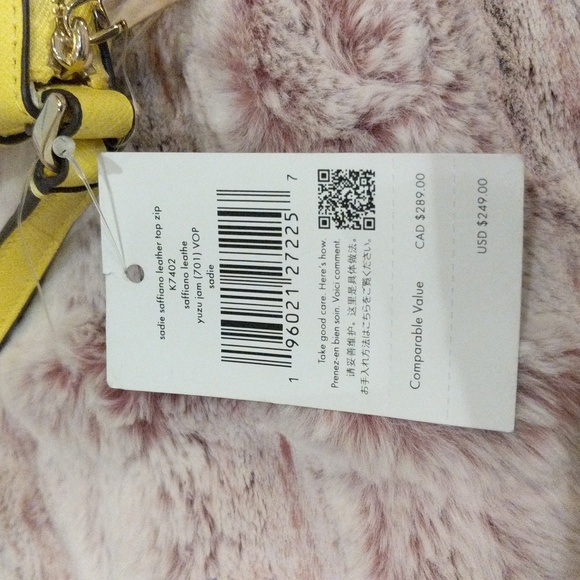 Kate Spade Sadie Saffiano Leather Top Zip Crossbody And Removable Pouch Set NWT - Picture 7 of 7